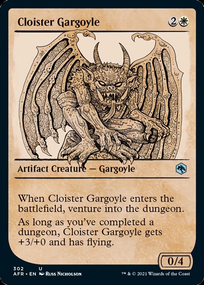 Cloister Gargoyle  (Showcase) [Dungeons & Dragons: Adventures in the Forgotten Realms] | The Time Vault CA