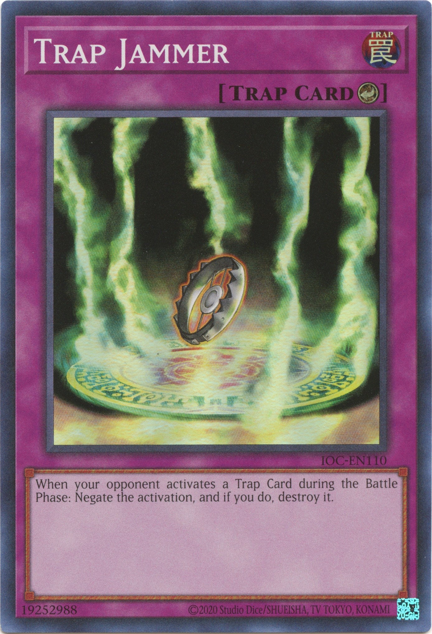 Trap Jammer (25th Anniversary) [IOC-EN110] Super Rare | The Time Vault CA