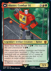 Blaster, Combat DJ // Blaster, Morale Booster [Universes Beyond: Transformers] | The Time Vault CA