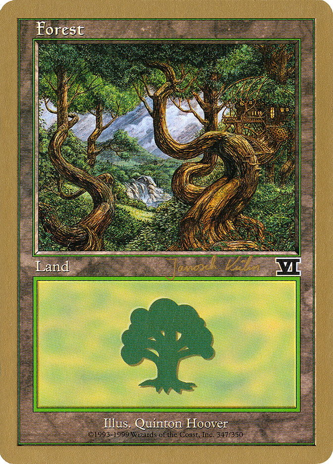 Forest (jk347) (Janosch Kuhn) [World Championship Decks 2000] | The Time Vault CA