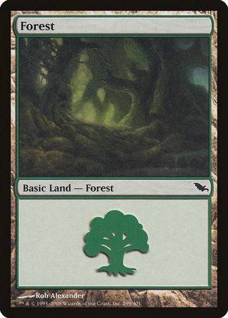 Forest (299) [Shadowmoor] | The Time Vault CA