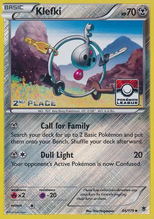 Klefki (66/119) (League Promo 2nd Place) [XY: Phantom Forces] | The Time Vault CA