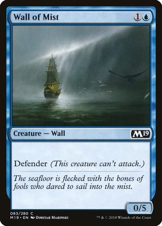 Wall of Mist [Core Set 2019] | The Time Vault CA