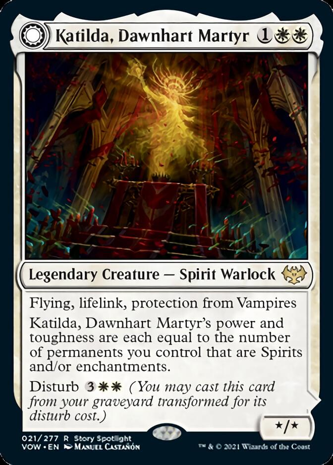 Katilda, Dawnhart Martyr // Katilda's Rising Dawn [Innistrad: Crimson Vow] | The Time Vault CA