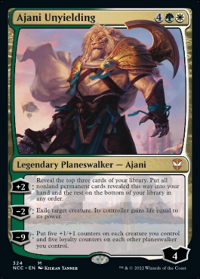 Ajani Unyielding [Streets of New Capenna Commander] | The Time Vault CA