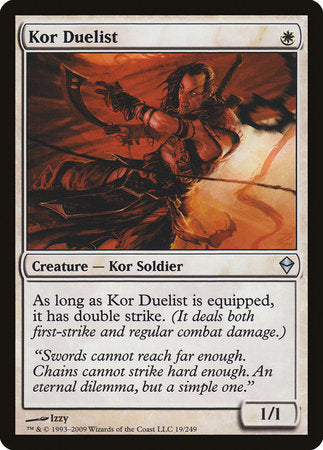 Kor Duelist [Zendikar] | The Time Vault CA