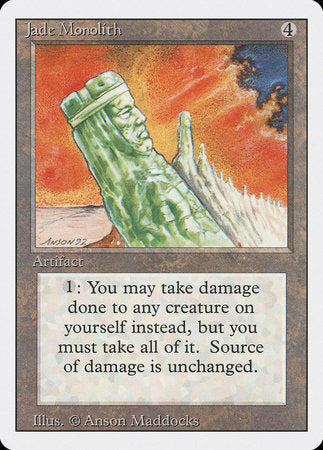 Jade Monolith [Revised Edition] | The Time Vault CA