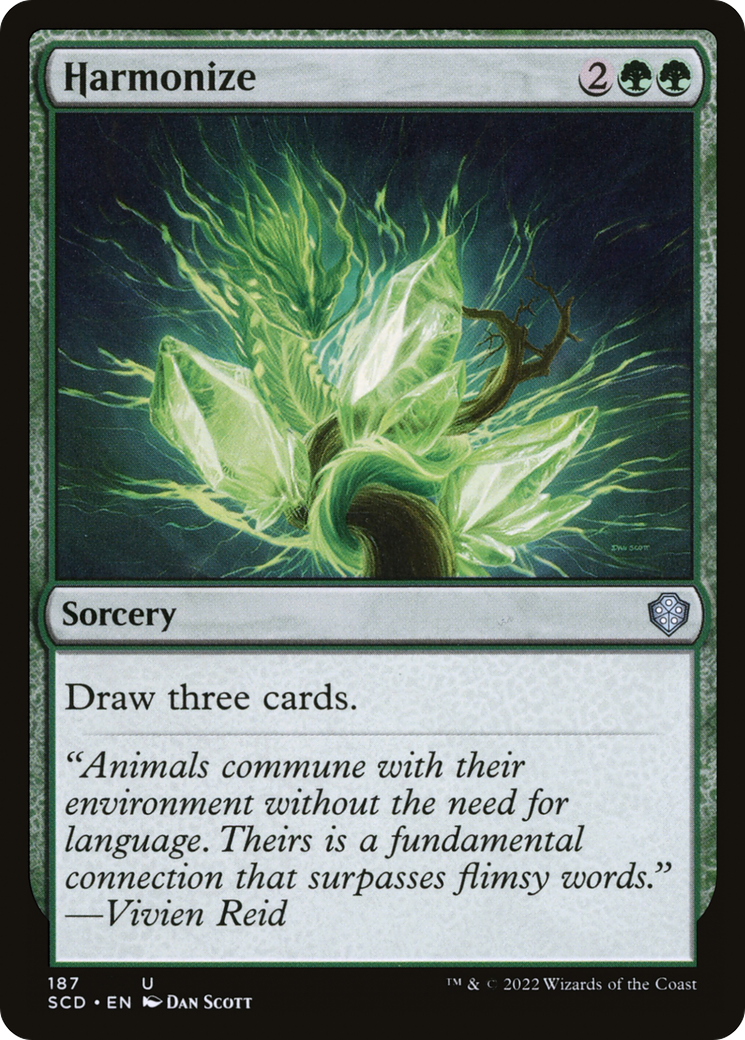 Harmonize [Starter Commander Decks] | The Time Vault CA