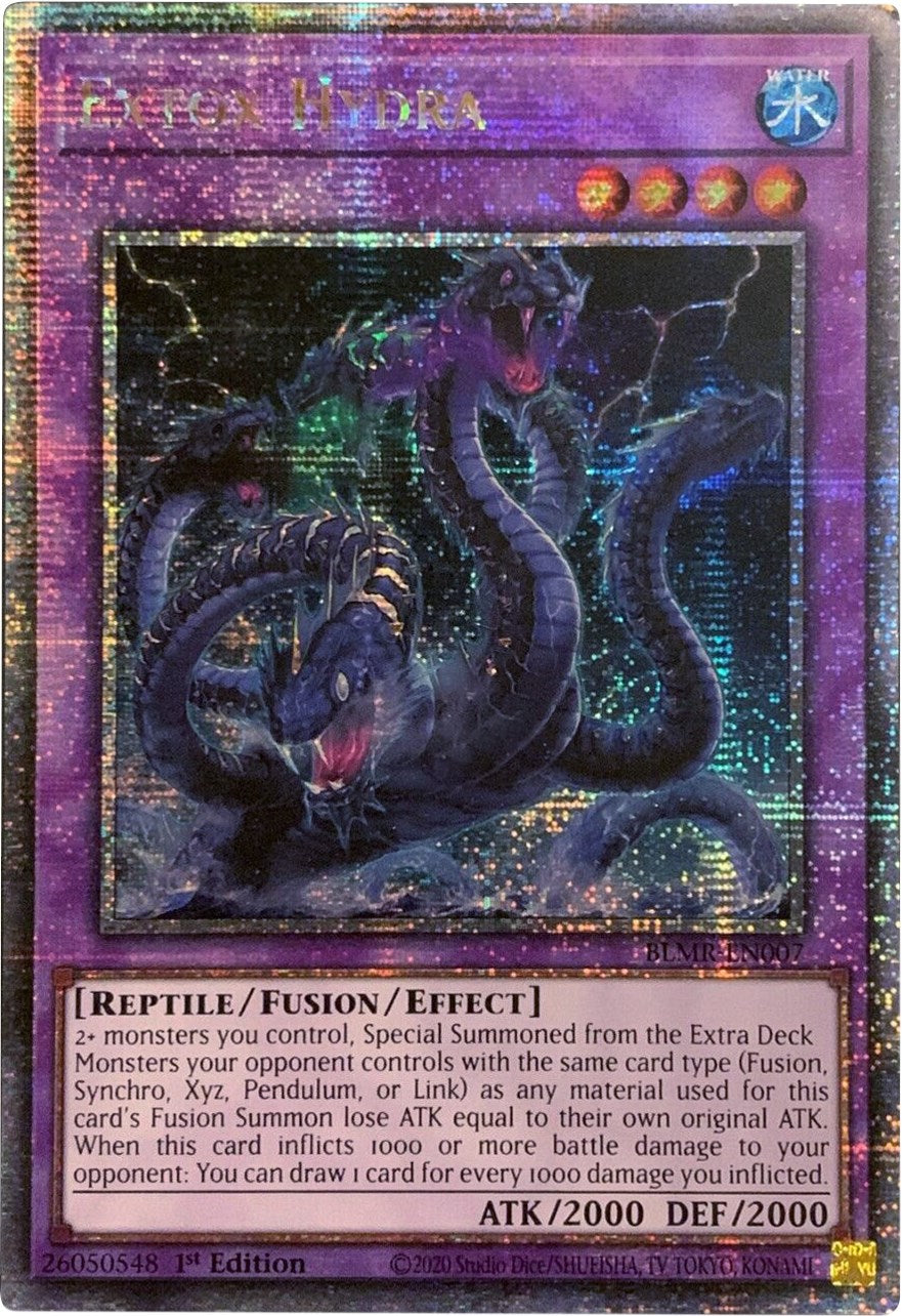 Extox Hydra [BLMR-EN007] Quarter Century Secret Rare | The Time Vault CA