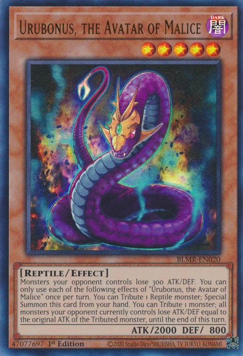 Urubonus, the Avatar of Malice [BLMR-EN020] Ultra Rare | The Time Vault CA