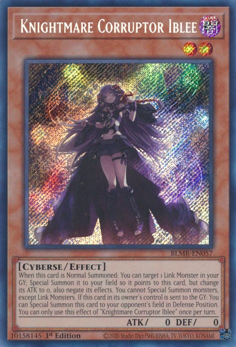 Knightmare Corruptor Iblee [BLMR-EN057] Secret Rare | The Time Vault CA