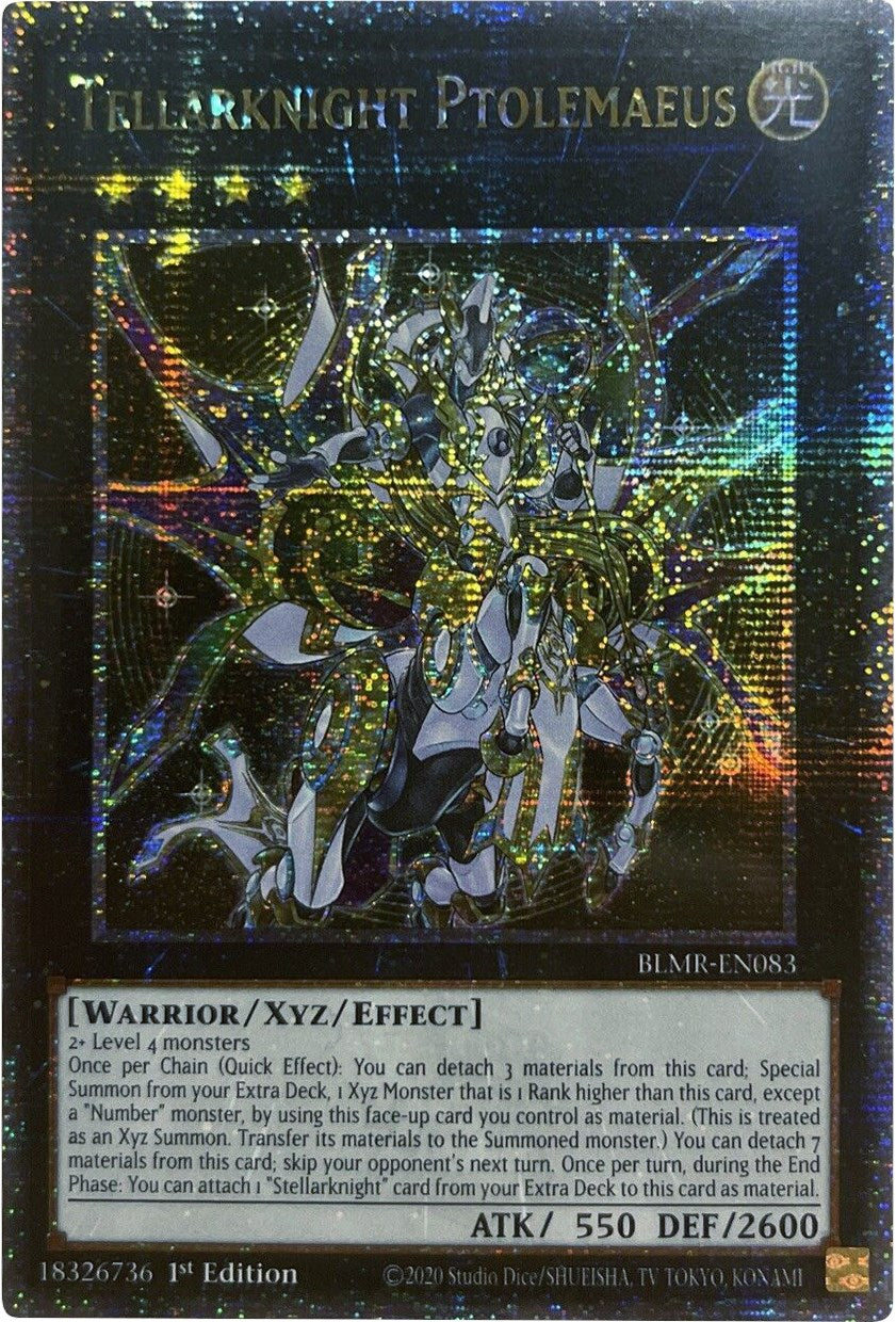 Tellarknight Ptolemaeus [BLMR-EN083] Quarter Century Secret Rare | The Time Vault CA