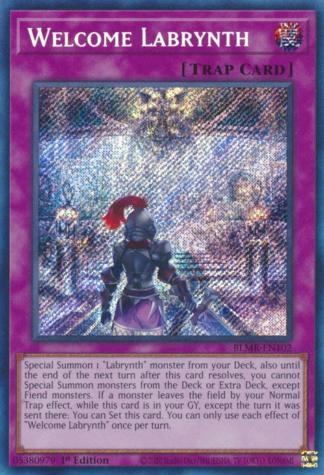 Welcome Labrynth [BLMR-EN102] Secret Rare | The Time Vault CA