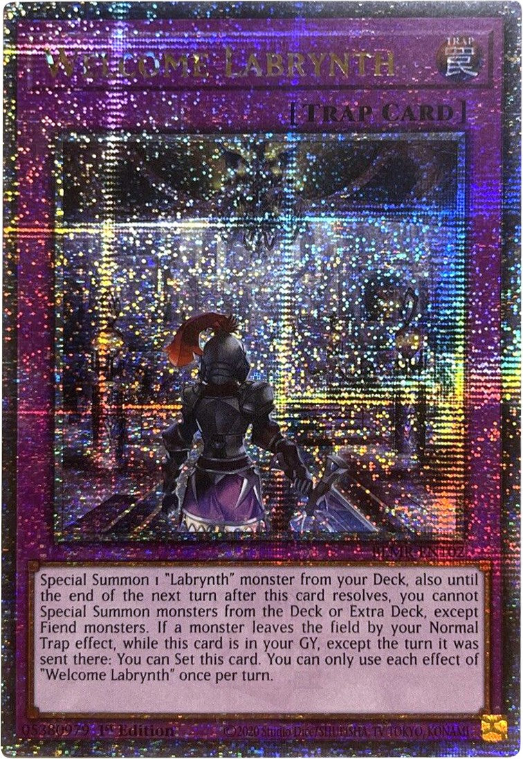 Welcome Labrynth [BLMR-EN102] Quarter Century Secret Rare | The Time Vault CA