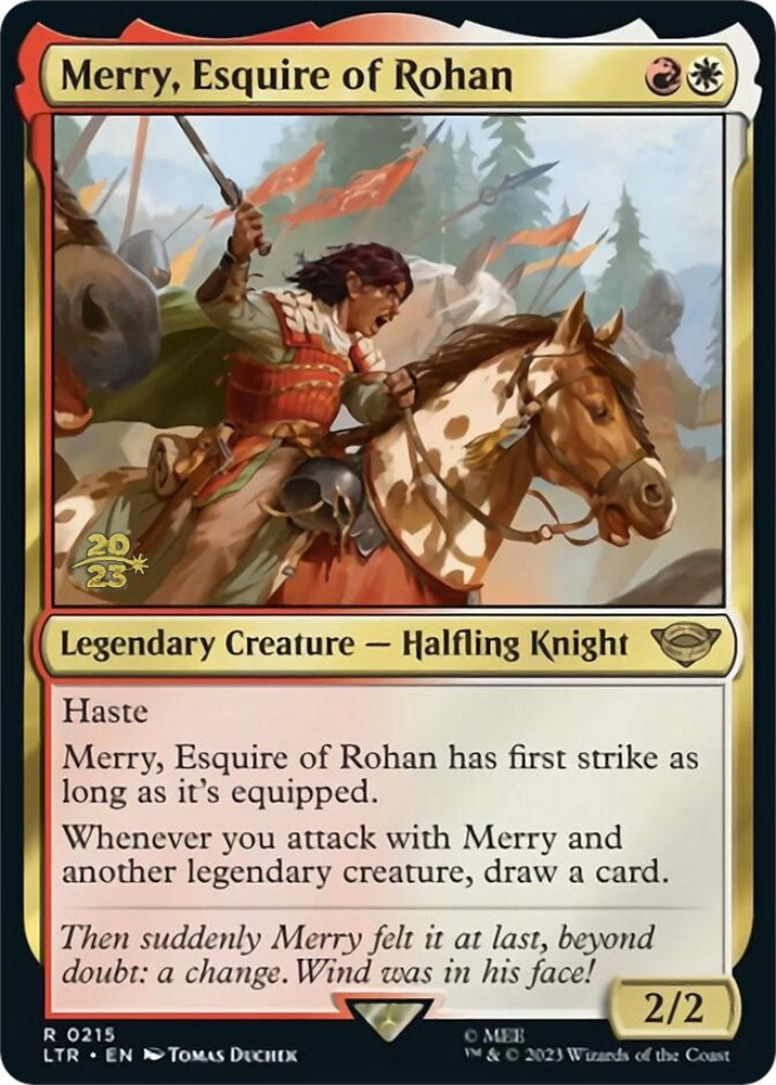 Merry, Esquire of Rohan [The Lord of the Rings: Tales of Middle-Earth Prerelease Promos] | The Time Vault CA