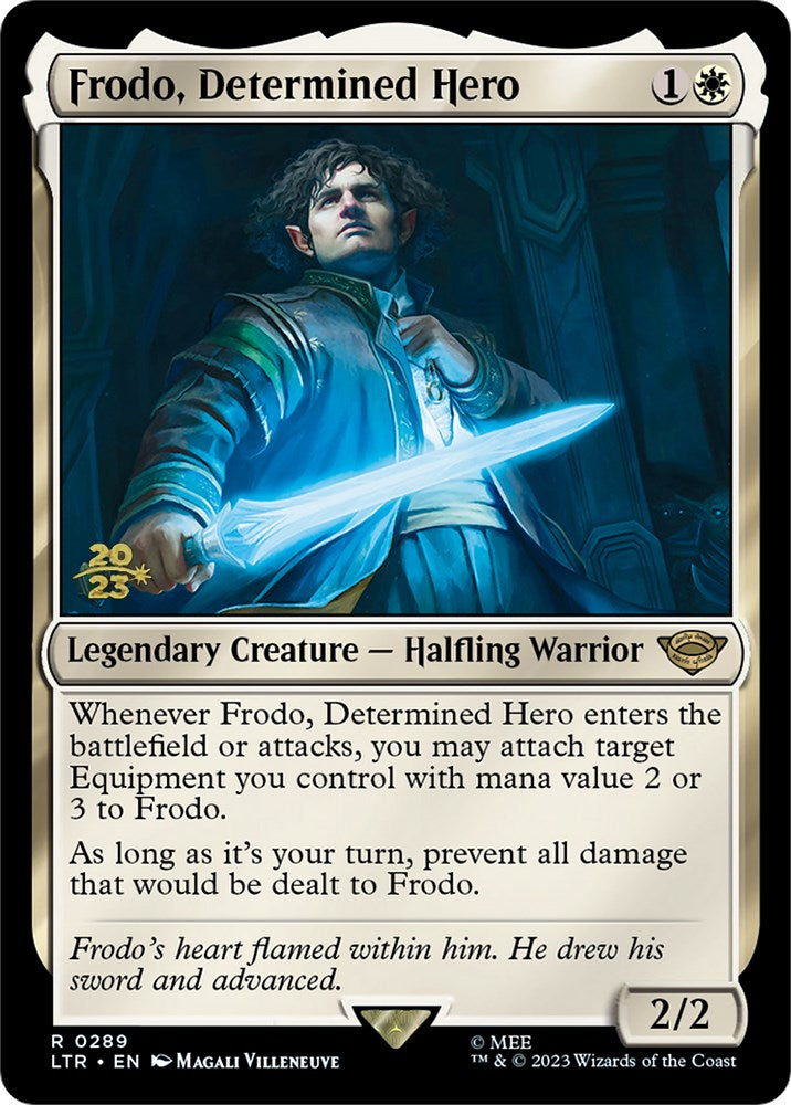 Frodo, Determined Hero [The Lord of the Rings: Tales of Middle-Earth Prerelease Promos] | The Time Vault CA