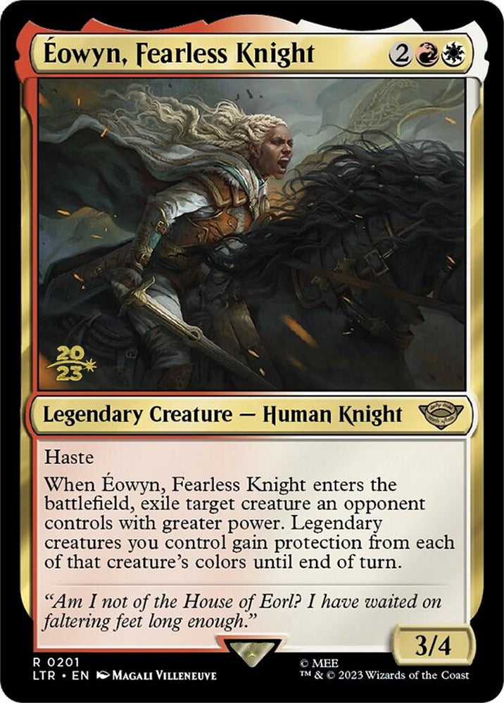 Eowyn, Fearless Knight [The Lord of the Rings: Tales of Middle-Earth Prerelease Promos] | The Time Vault CA