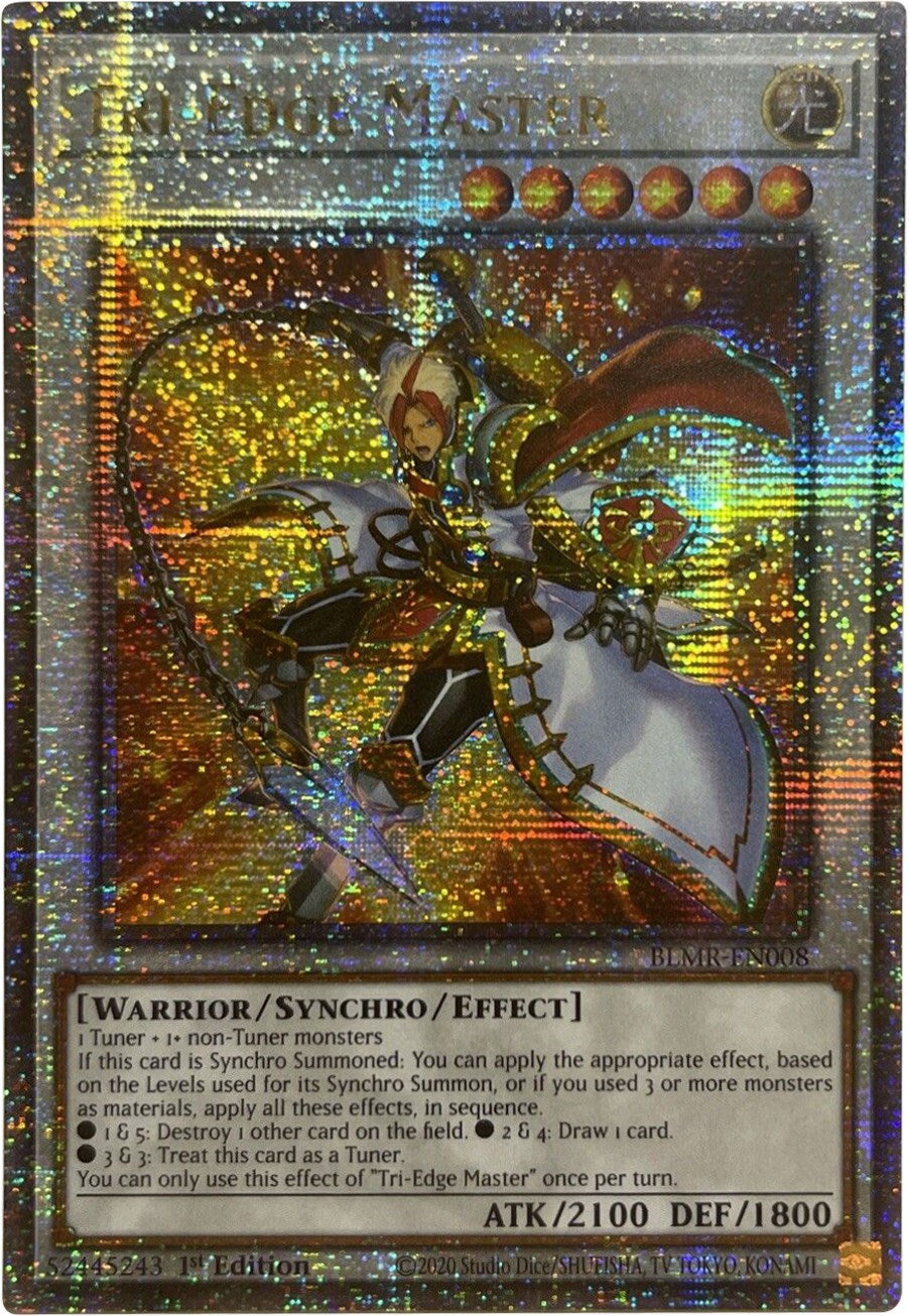 Tri-Edge Master [BLMR-EN008] Quarter Century Secret Rare | The Time Vault CA