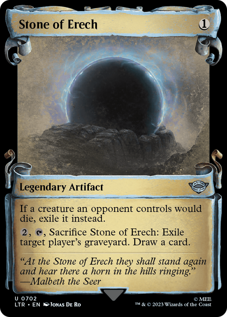 Stone of Erech [The Lord of the Rings: Tales of Middle-Earth Showcase Scrolls] | The Time Vault CA
