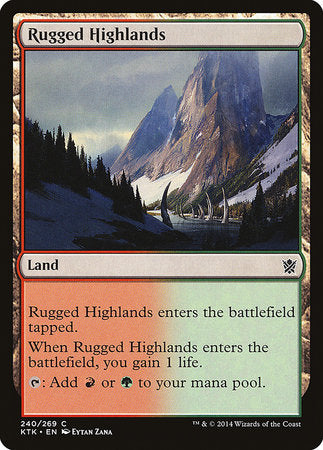 Rugged Highlands [Khans of Tarkir] | The Time Vault CA