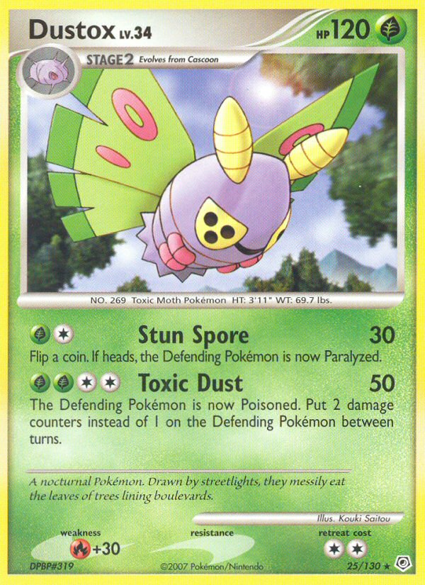 Dustox (25/130) [Diamond & Pearl: Base Set] | The Time Vault CA