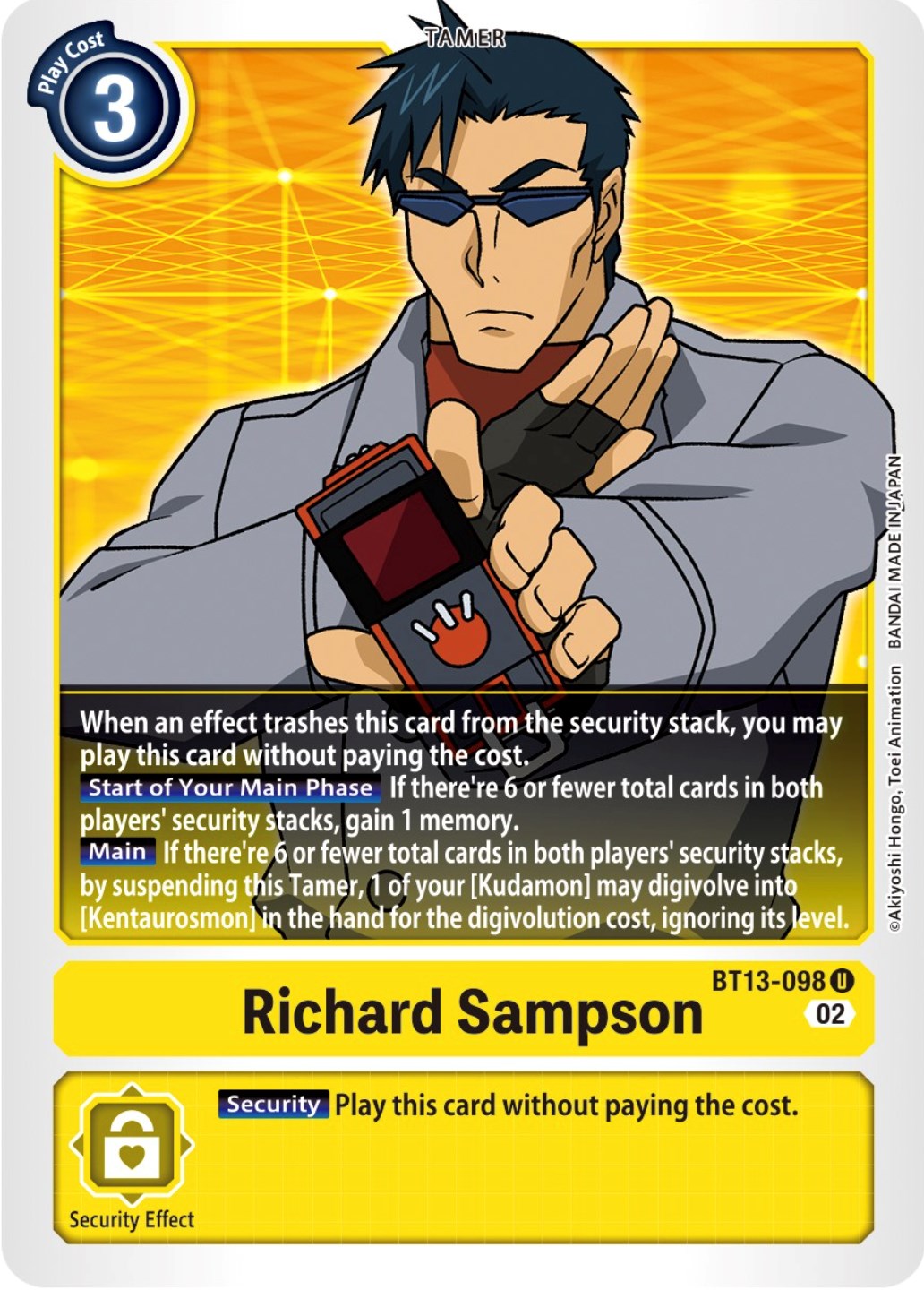 Richard Sampson [BT13-098] [Versus Royal Knights Booster] | The Time Vault CA