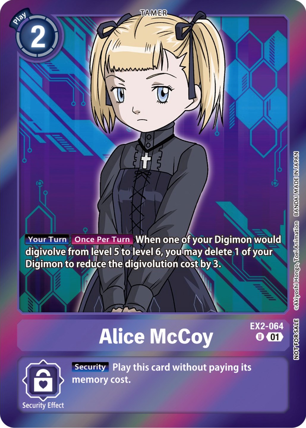 Alice McCoy [EX2-064] (Event Pack 5) [Digital Hazard Promos] | The Time Vault CA