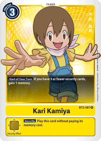 Kari Kamiya [BT2-087] [Release Special Booster Ver.1.0] | The Time Vault CA