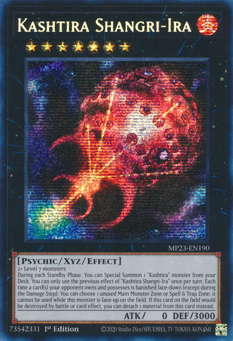 Kashtira Shangri-Ira [MP23-EN190] Prismatic Secret Rare | The Time Vault CA