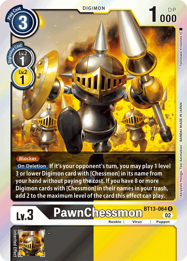 PawnChessmon [BT13-064] [Versus Royal Knights Booster] | The Time Vault CA