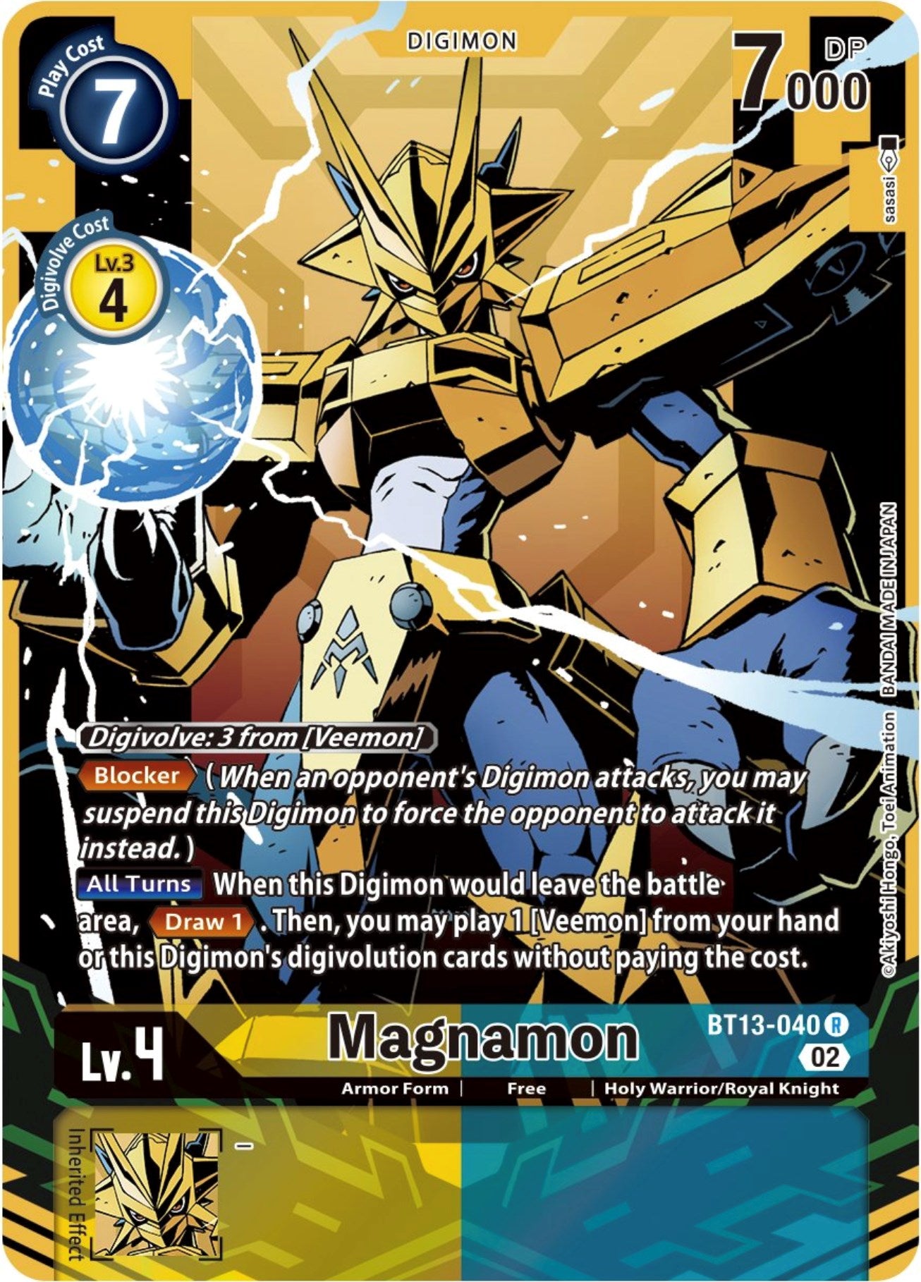 Magnamon [BT13-040] (Alternate Art) [Versus Royal Knights Booster] | The Time Vault CA