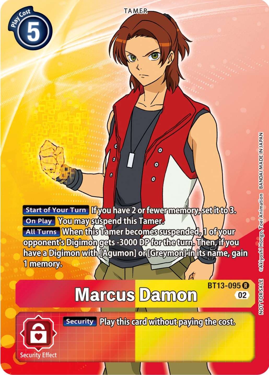Marcus Damon [BT13-095] (Box Topper) [Versus Royal Knights Booster] | The Time Vault CA