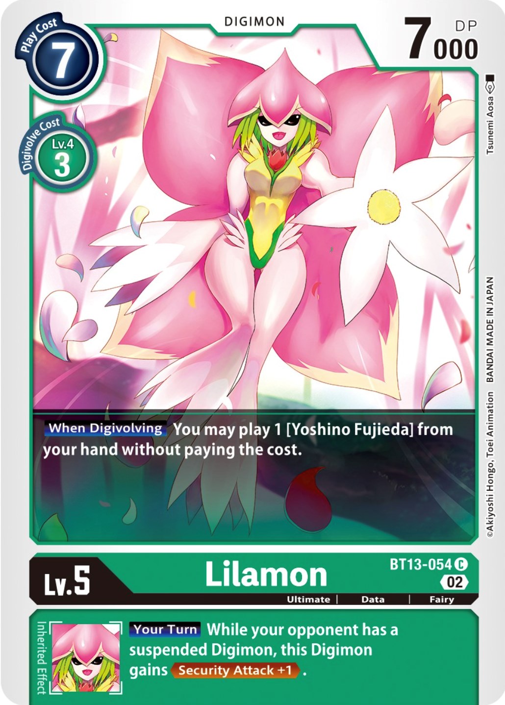 Lilamon [BT13-054] [Versus Royal Knights Booster] | The Time Vault CA