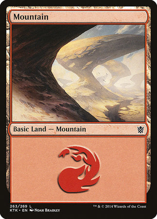 Mountain (263) [Khans of Tarkir] | The Time Vault CA