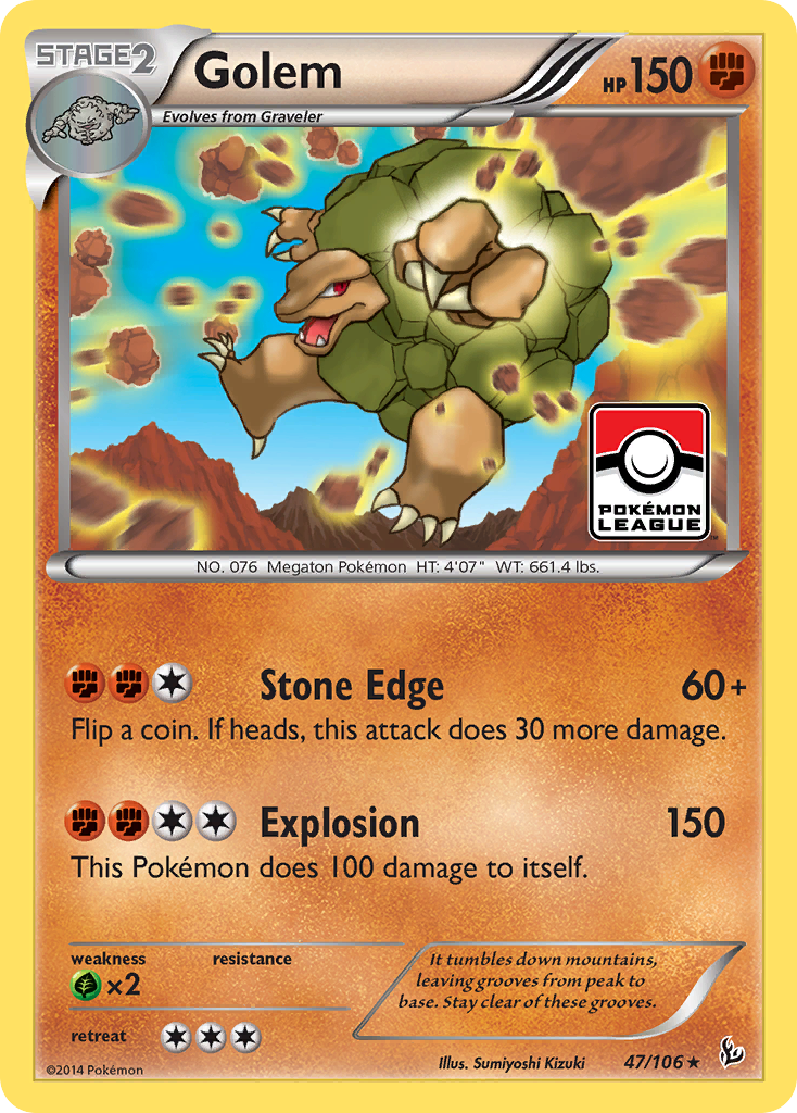 Golem (47/106) [XY: Flashfire] | The Time Vault CA