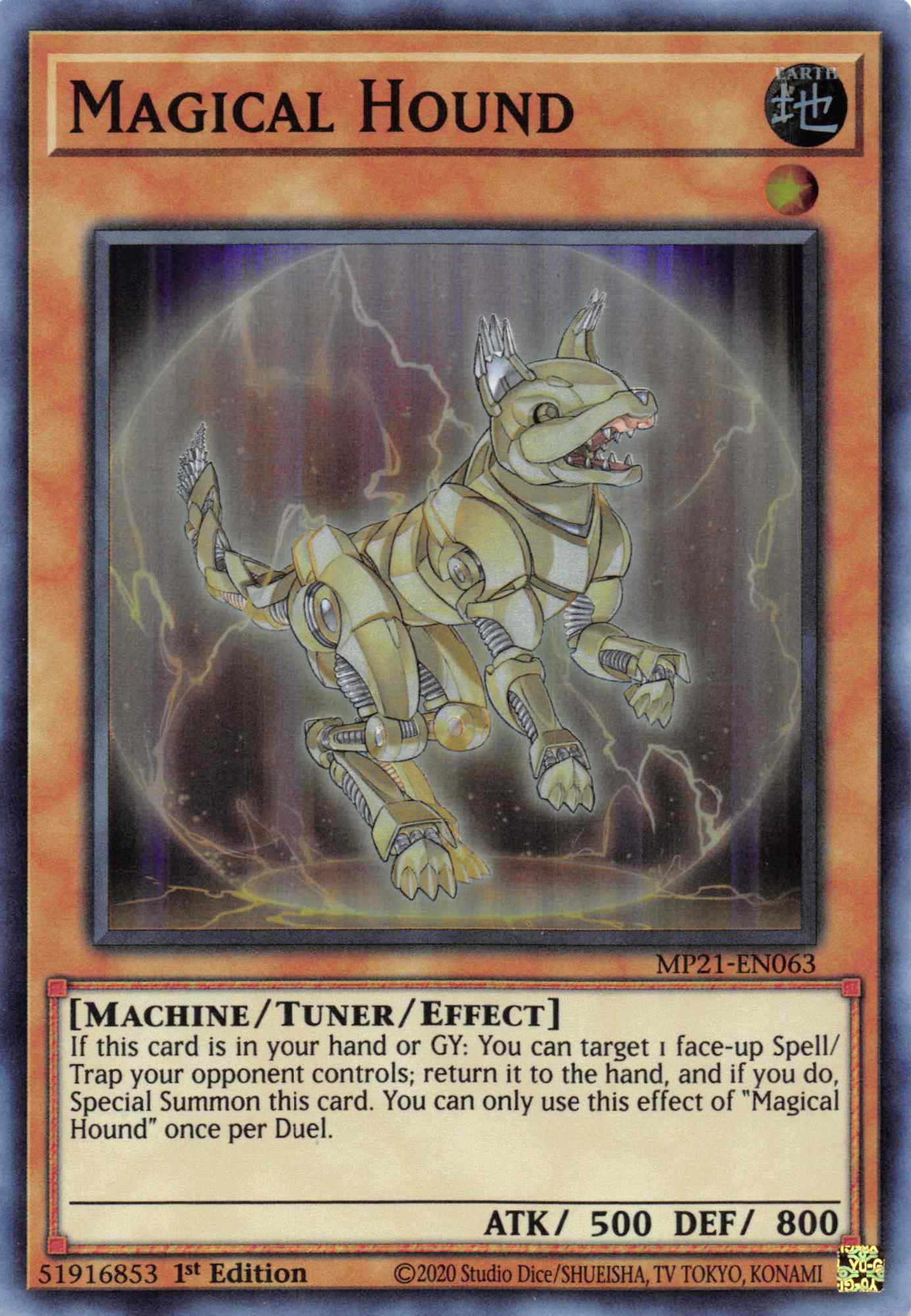 Magical Hound [MP21-EN063] Super Rare | The Time Vault CA