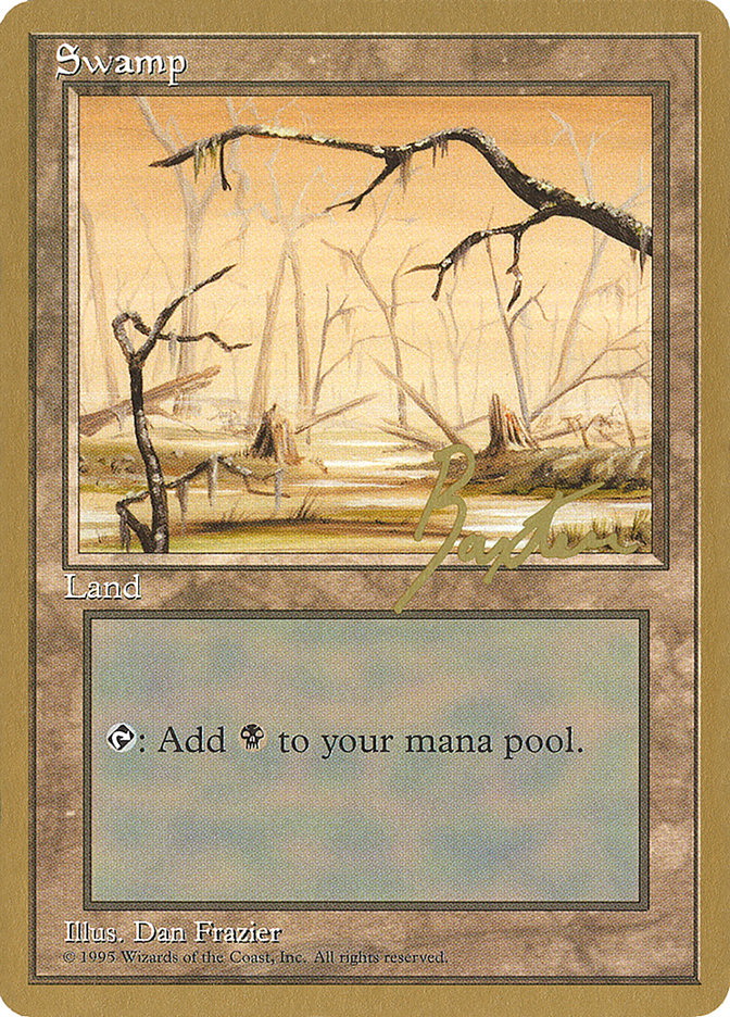 Swamp (gb370) (George Baxter) [Pro Tour Collector Set] | The Time Vault CA