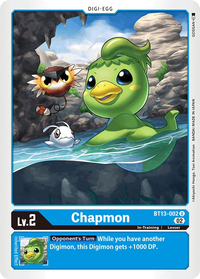 Chapmon [BT13-002] [Versus Royal Knights Booster] | The Time Vault CA