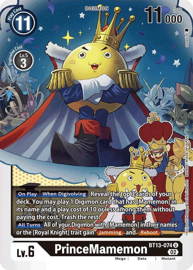 PrinceMamemon [BT13-074] [Versus Royal Knights Booster] | The Time Vault CA