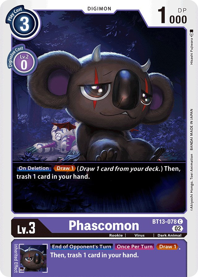 Phascomon [BT13-078] [Versus Royal Knights Booster] | The Time Vault CA
