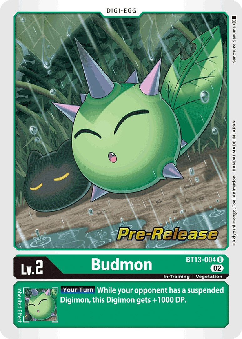 Budmon [BT13-004] [Versus Royal Knight Booster Pre-Release Cards] | The Time Vault CA