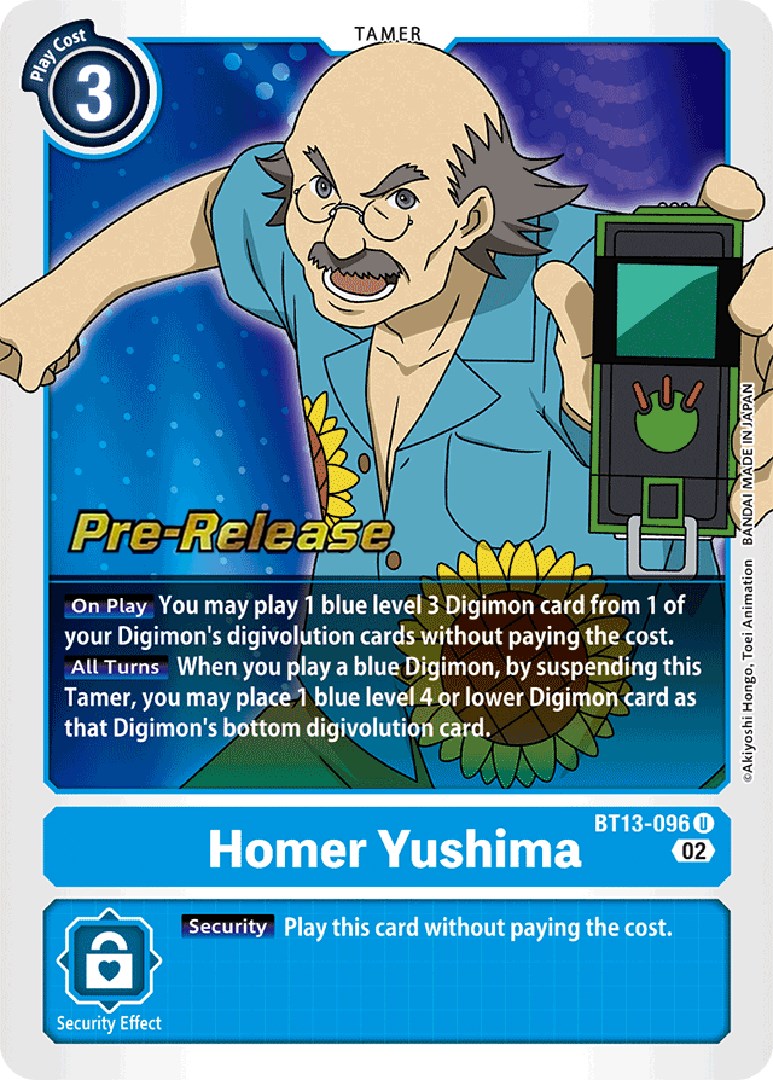 Homer Yushima [BT13-096] [Versus Royal Knight Booster Pre-Release Cards] | The Time Vault CA