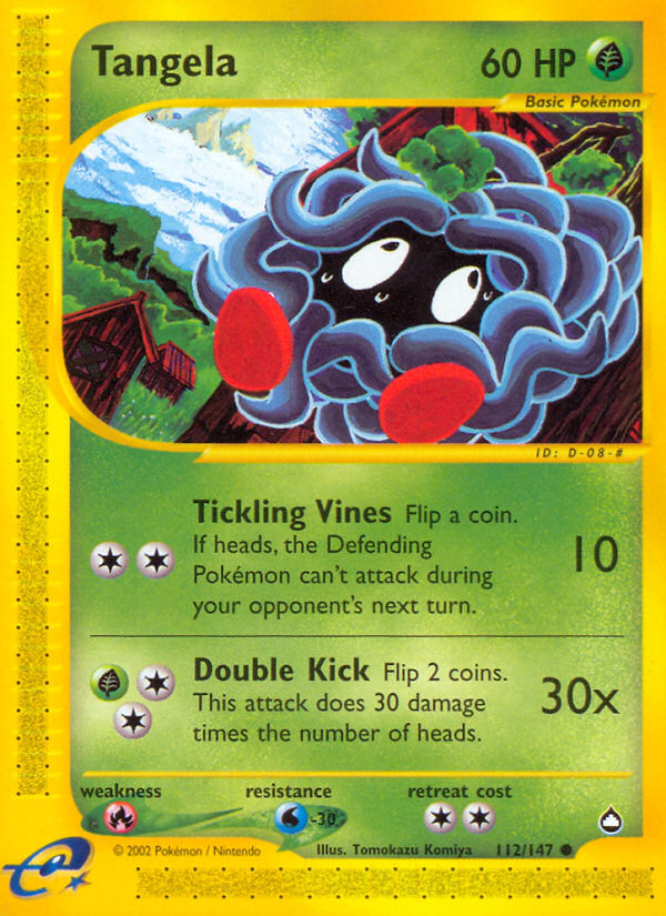 Tangela (112/147) [Aquapolis] | The Time Vault CA