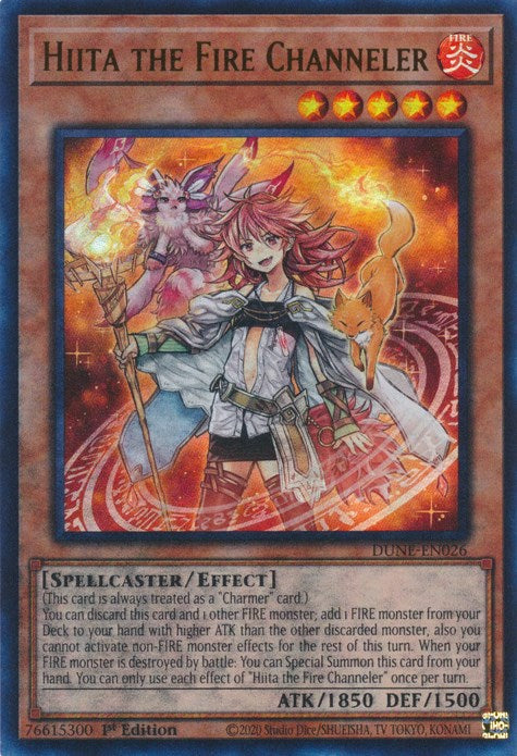 Hiita the Fire Channeler [DUNE-EN026] Ultra Rare | The Time Vault CA