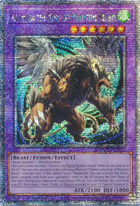 Chimera the King of Phantom Beasts [DUNE-EN033] Quarter Century Secret Rare | The Time Vault CA