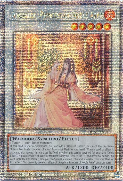 Angelica, Princess of Noble Arms [DUNE-EN040] Quarter Century Secret Rare | The Time Vault CA