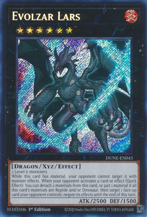 Evolzar Lars [DUNE-EN043] Secret Rare | The Time Vault CA