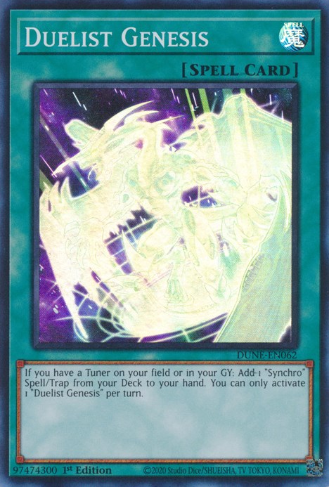 Duelist Genesis [DUNE-EN062] Super Rare | The Time Vault CA
