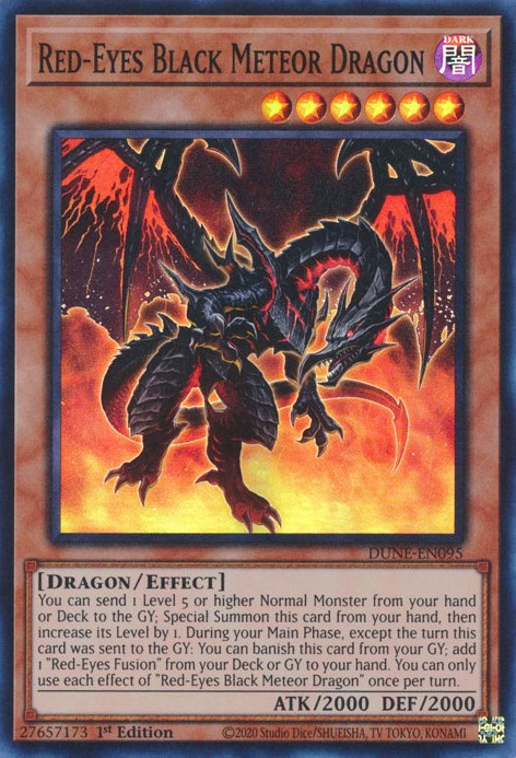 Red-Eyes Black Meteor Dragon [DUNE-EN095] Super Rare | The Time Vault CA