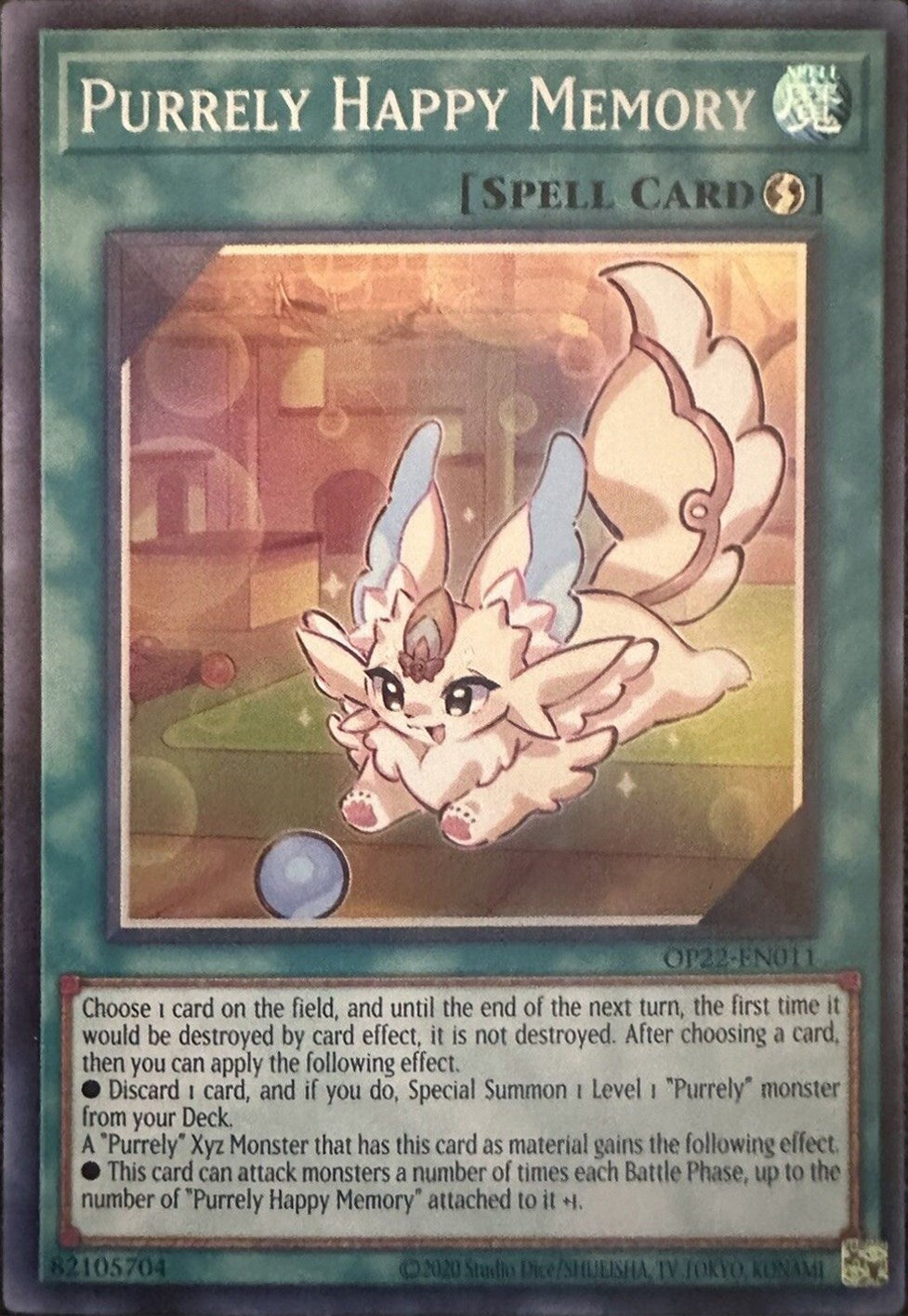 Purrely Happy Memory [OP22-EN011] Super Rare | The Time Vault CA